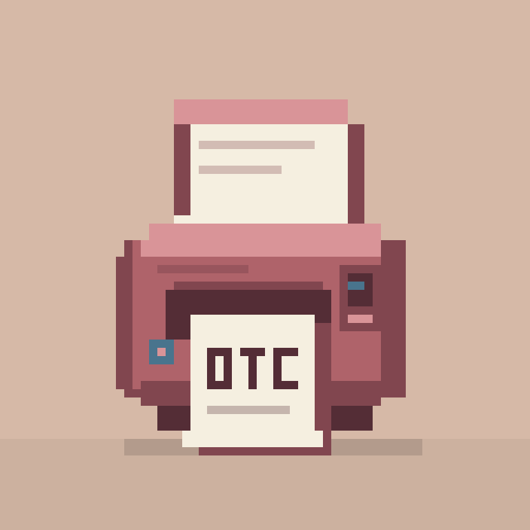 Printer 4995, Cherry case on a Clay backdrop